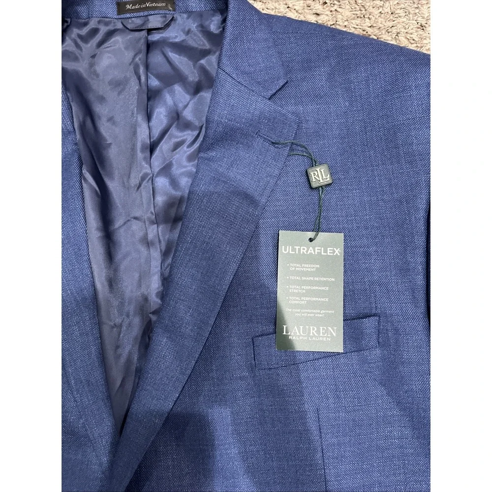 Men's Ultraflex Ralph Lauren‎ Blue Blazer (1883)